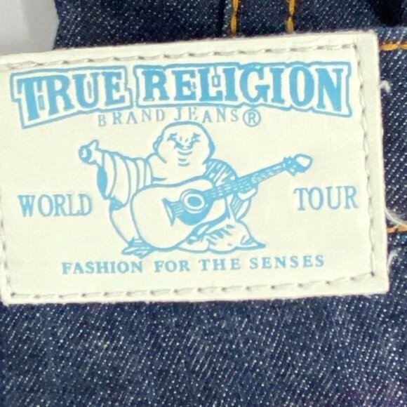 True Religion World Tour Jeans Low Rise Straight Leg - Size 30 - Picture 7 of 8